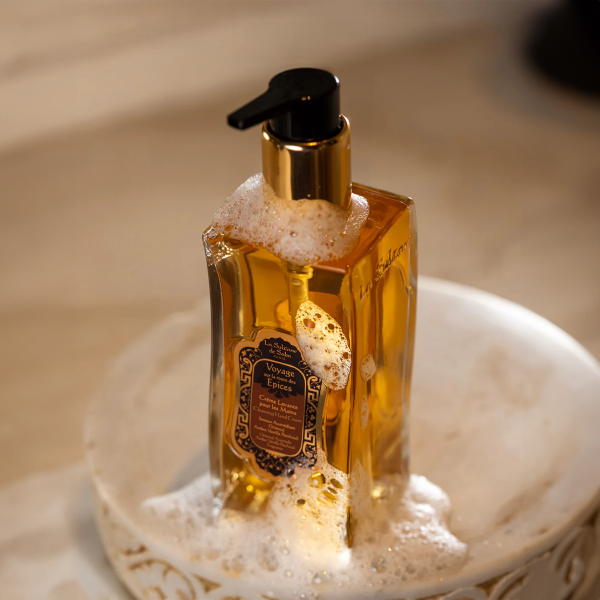 AYURVEDIC HAND CREAM SOAP AMBER VANILLA PATCHOULI - Image 3