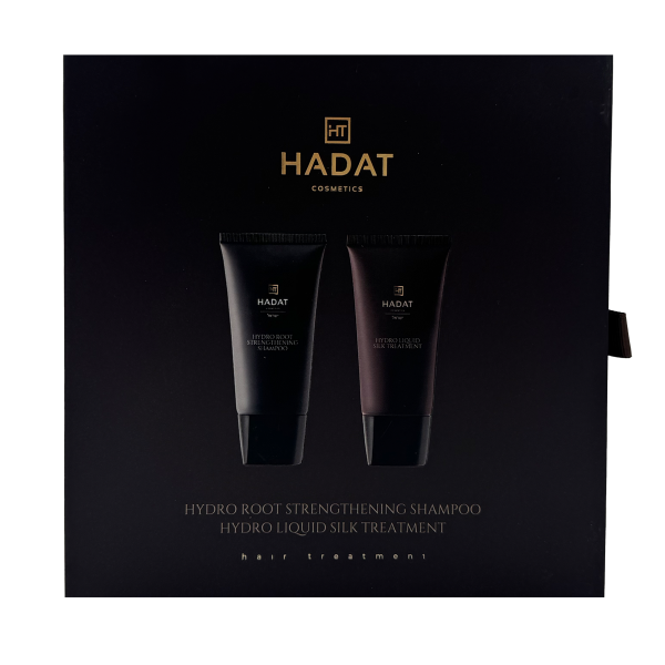 HADAT GIFT BOX ROOT STRENGTHENING SHAMPOO 70ML AND LIQUID SILK 70 ML